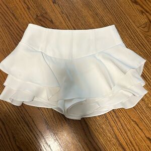 White skorts